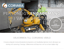 Tablet Screenshot of corvara.se